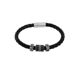 Monemel Swarovski  Rose Gold Kalpli   Bileklik (Altın Kaplama)